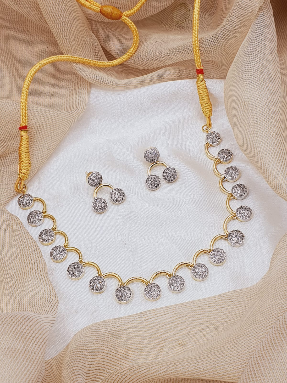 Zircon Stone, Tone Polish Silver Polish Stylish Design