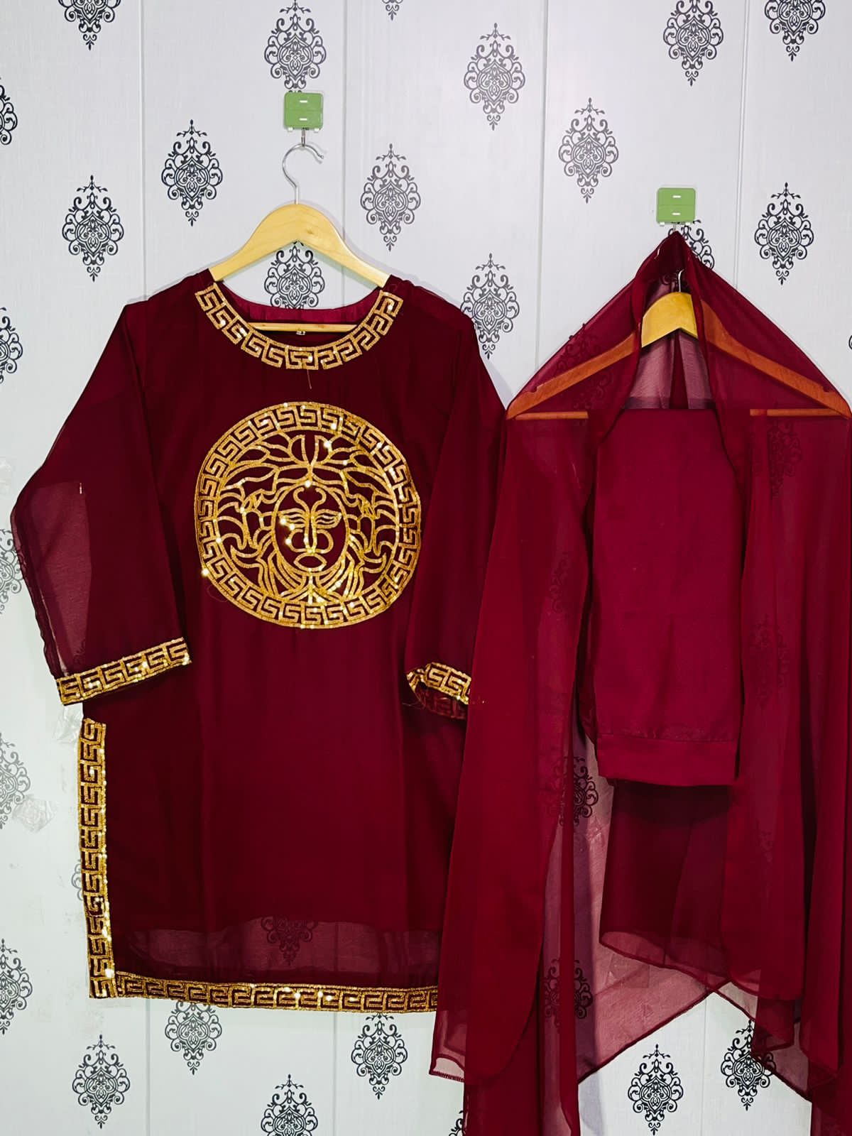 Chiffon 3Pc with (4)