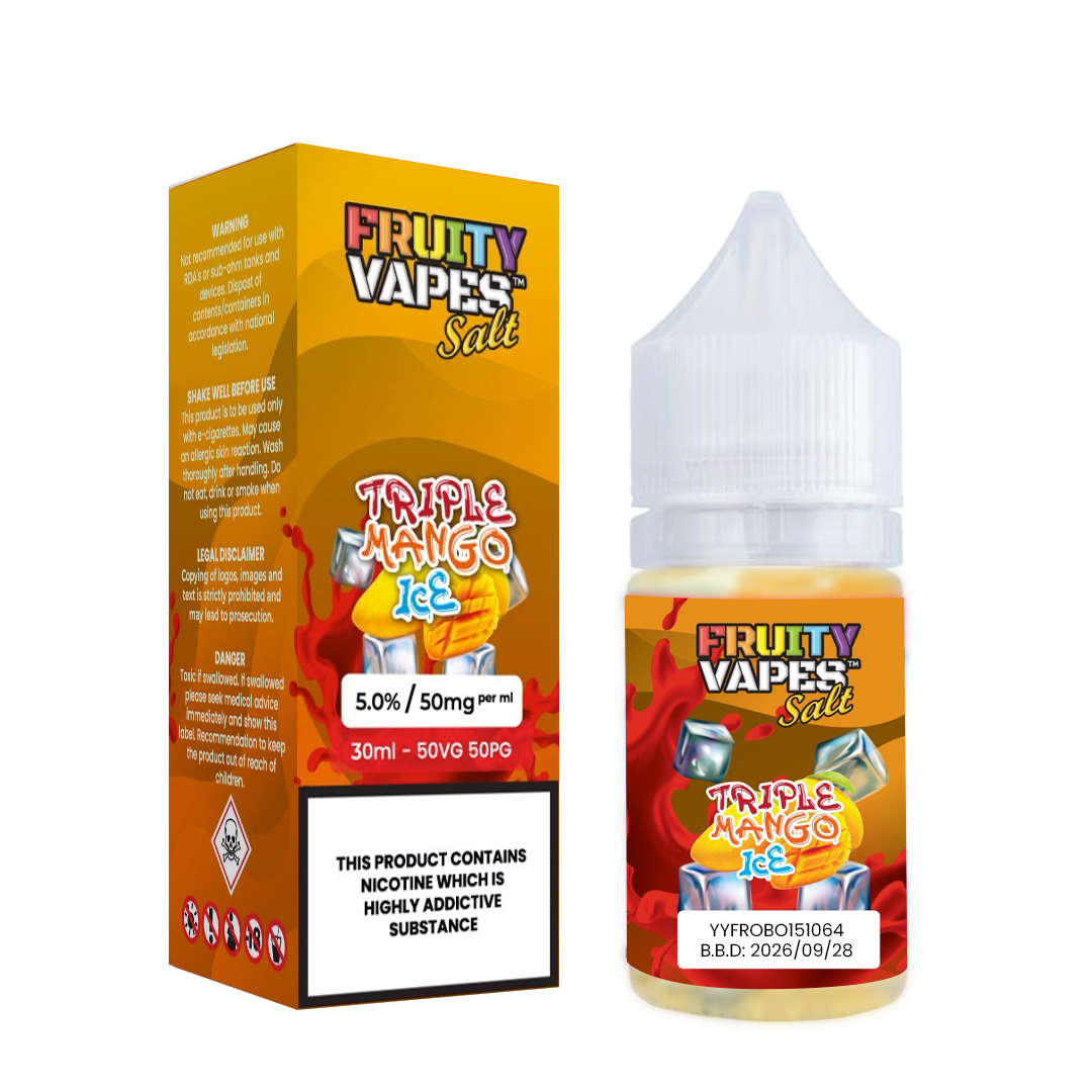 TrippleMango Ice FruityVapes Nic Salt